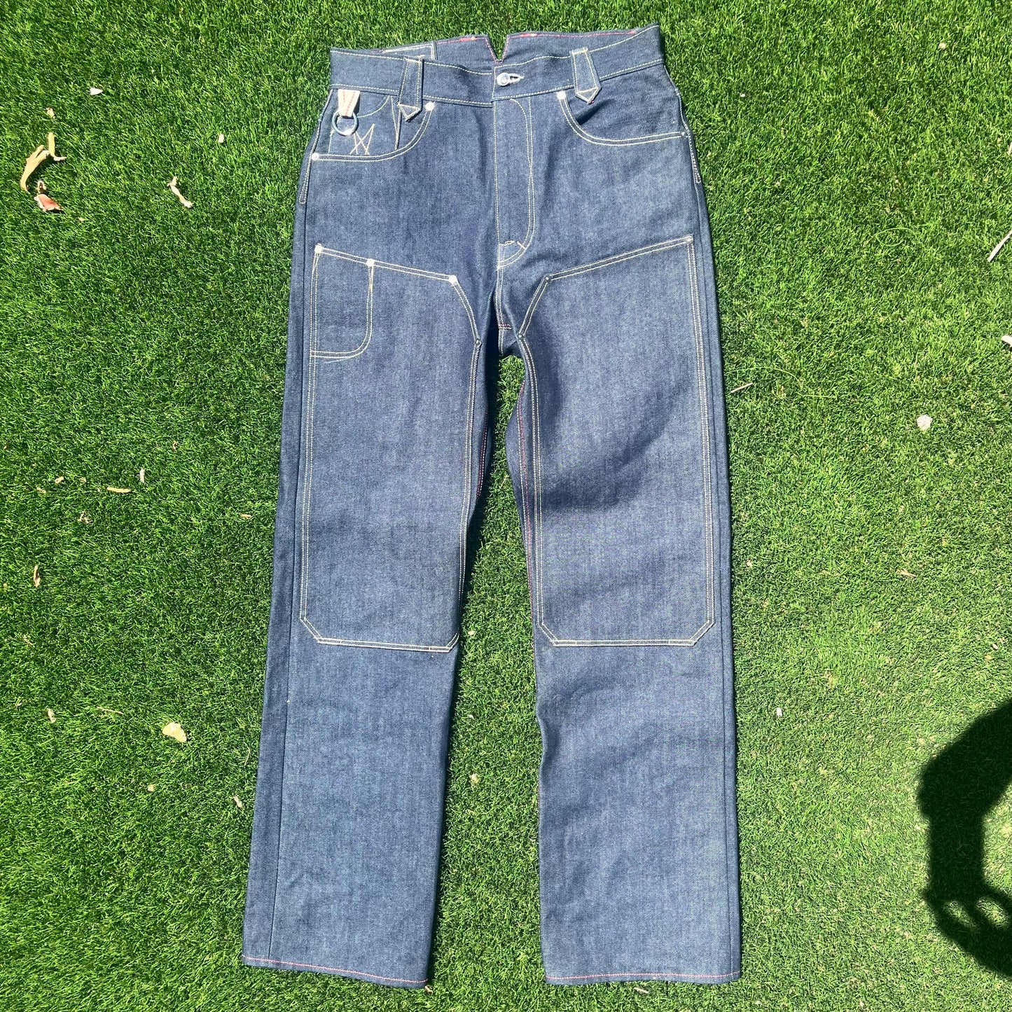 vintage cut double knee 𖤐 indigo