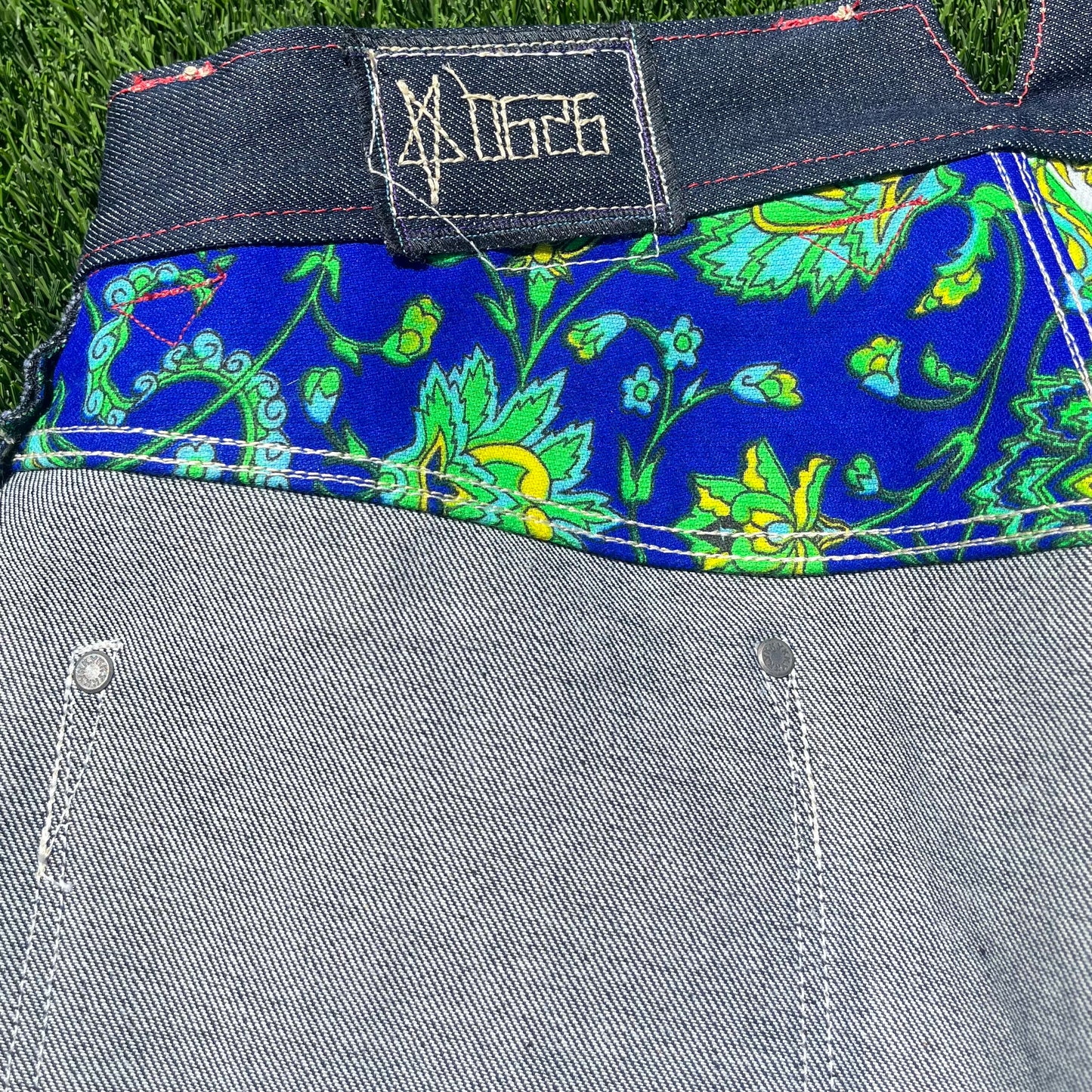 vintage cut double knee 𖤐 indigo