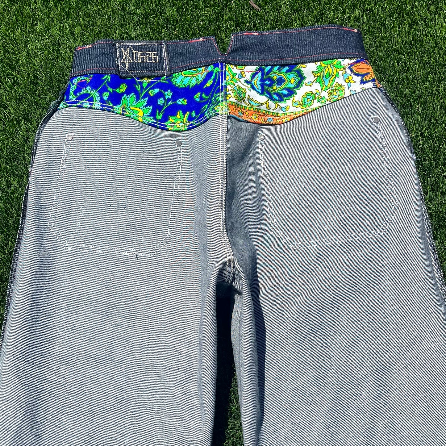 vintage cut double knee 𖤐 indigo