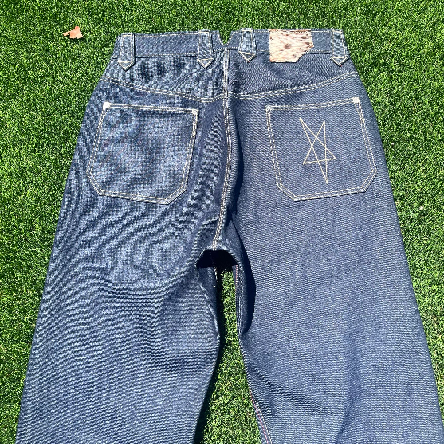 vintage cut double knee 𖤐 indigo