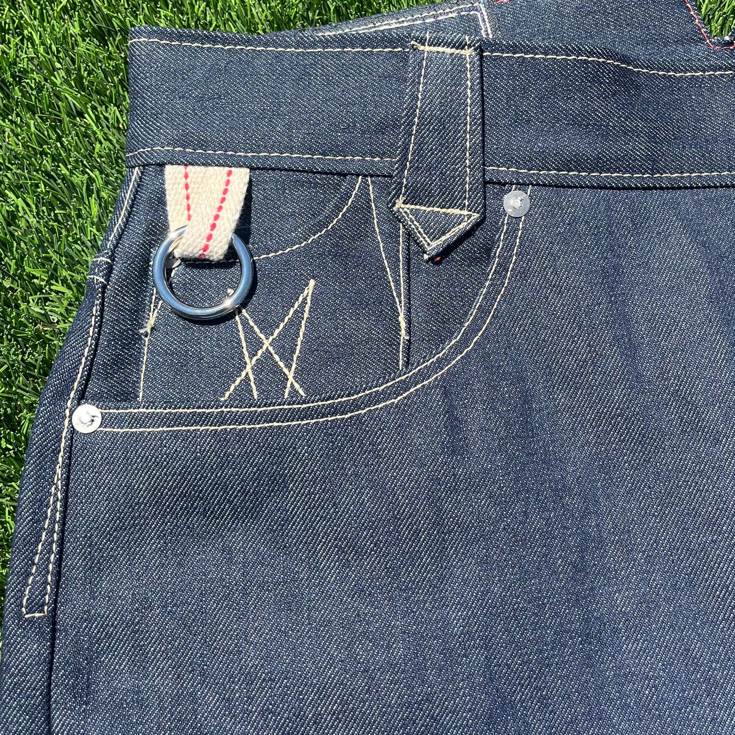 vintage cut double knee 𖤐 indigo