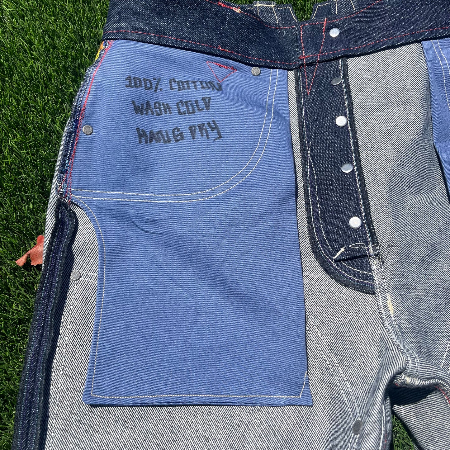 vintage cut double knee 𖤐 indigo