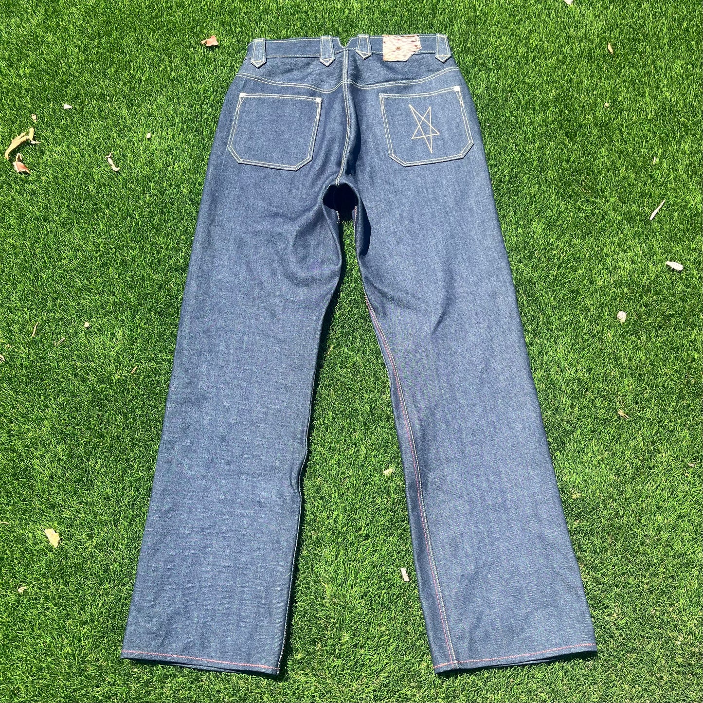 vintage cut double knee 𖤐 indigo