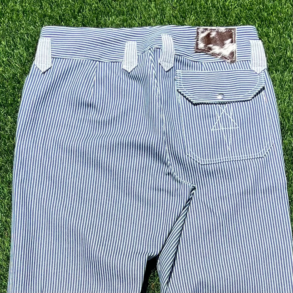 𖤐 pants - hickory stripe