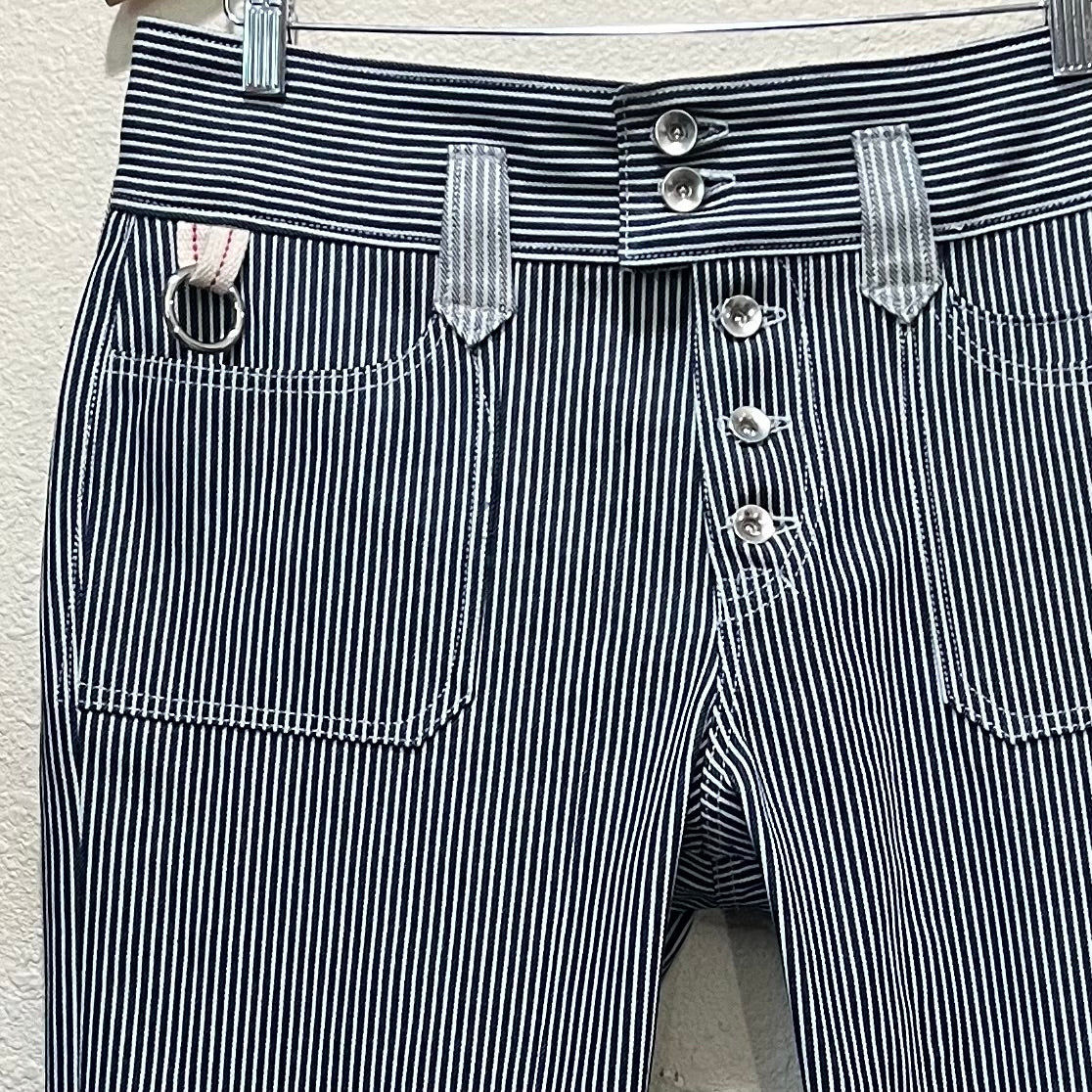 𖤐 pants - hickory stripe