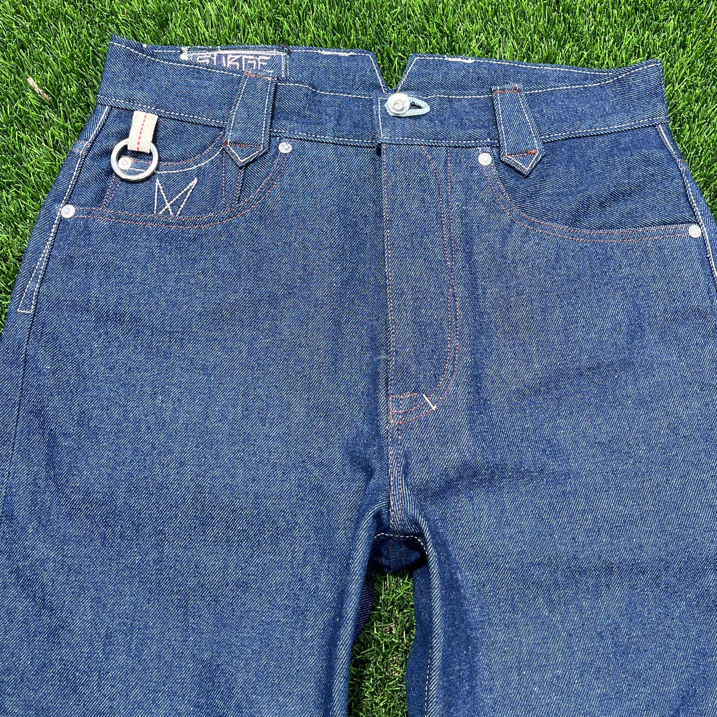 vintage cut pants 𖤐 indigo
