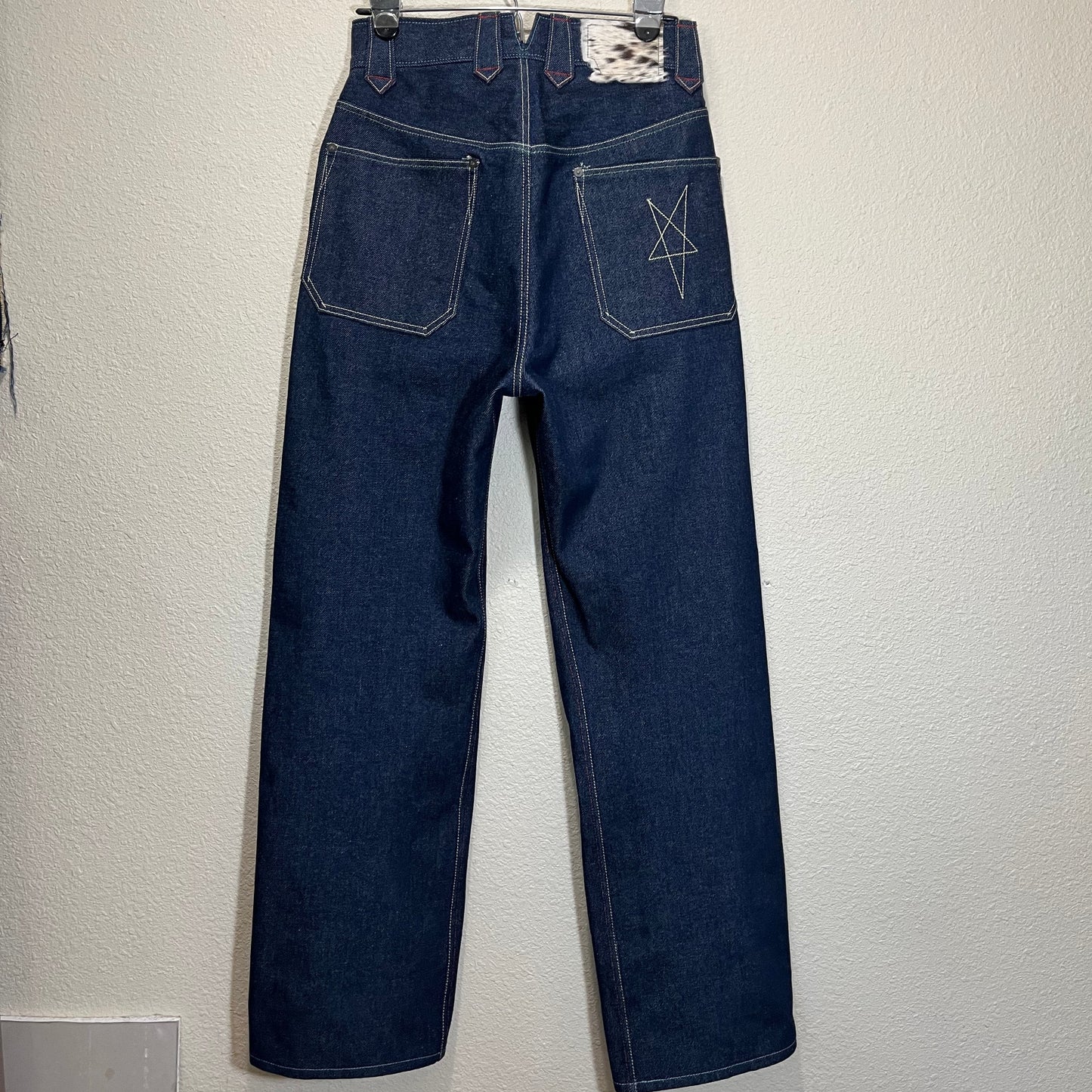 vintage cut pants 𖤐 indigo