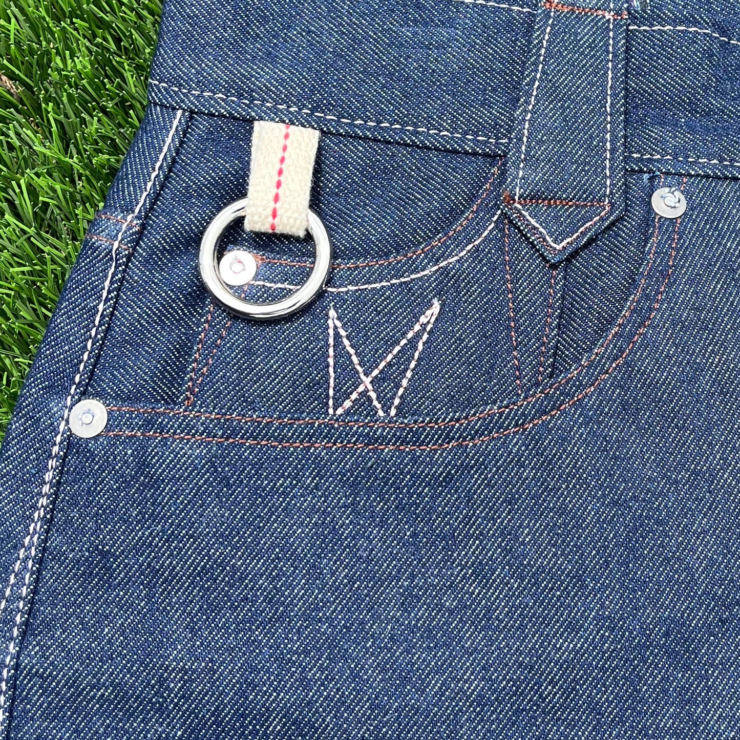 vintage cut pants 𖤐 indigo