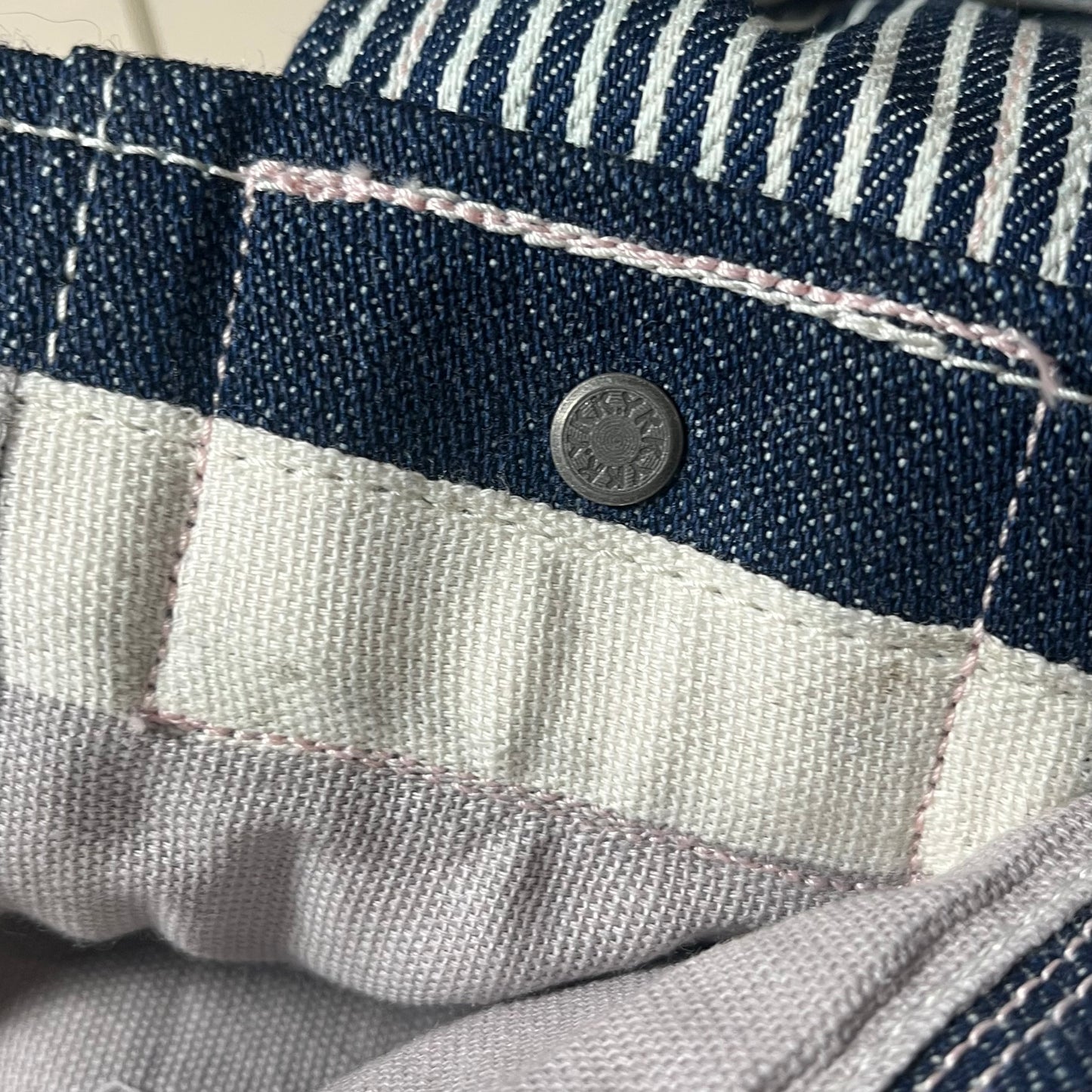 messenger bag 𖤐 indigo denim
