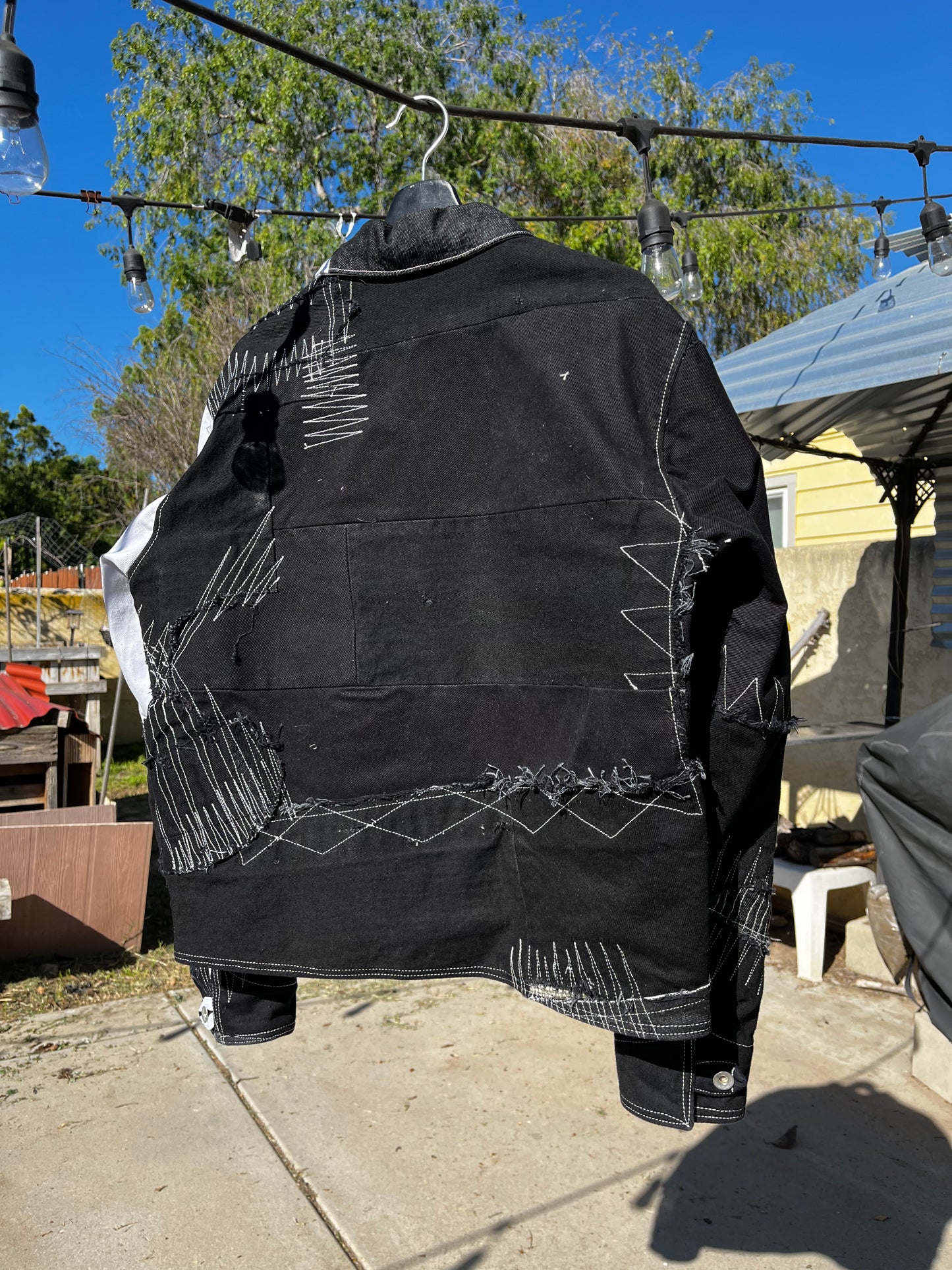 patchwork telogreika chore coat