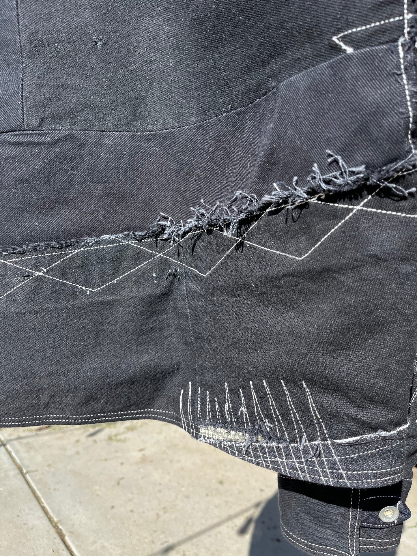 patchwork telogreika chore coat