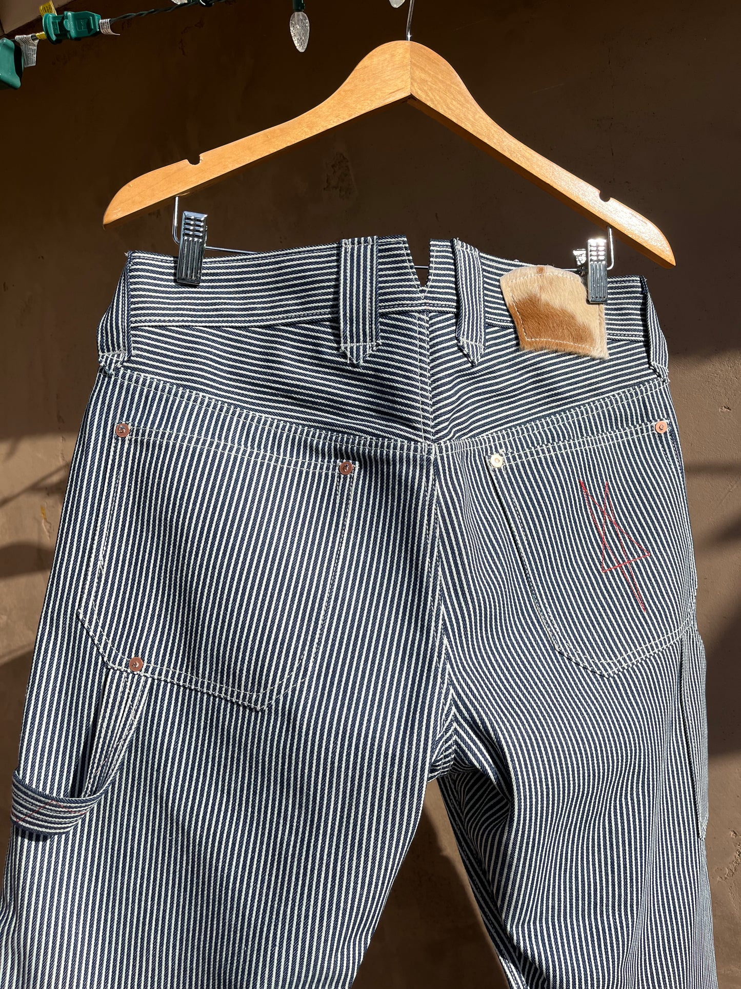 carpenter pants 𖤐 hickory stripe
