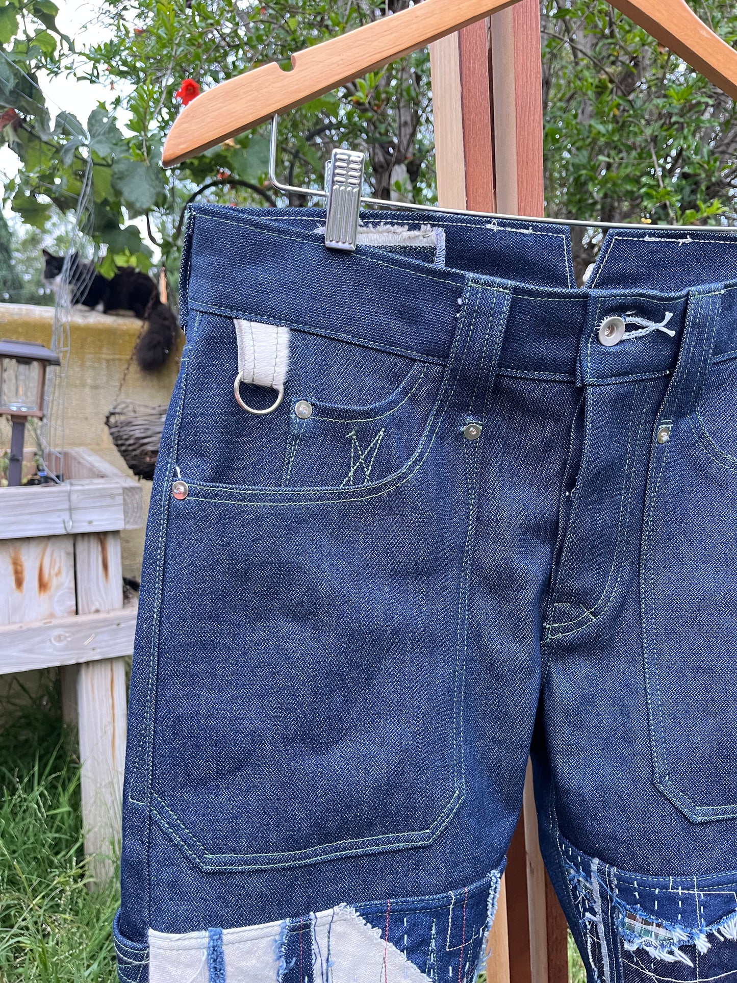 boro knee carpenter pants