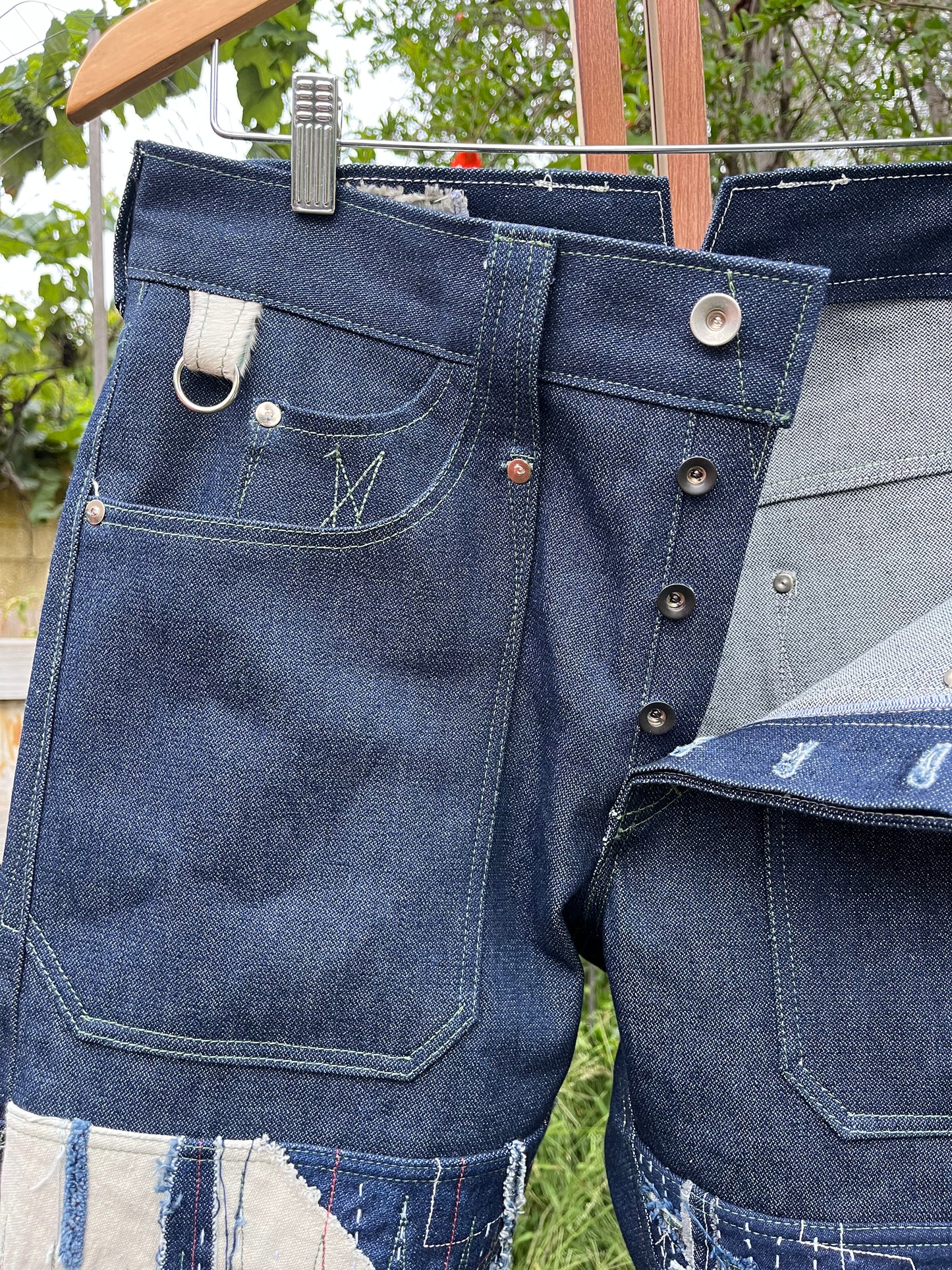 boro knee carpenter pants