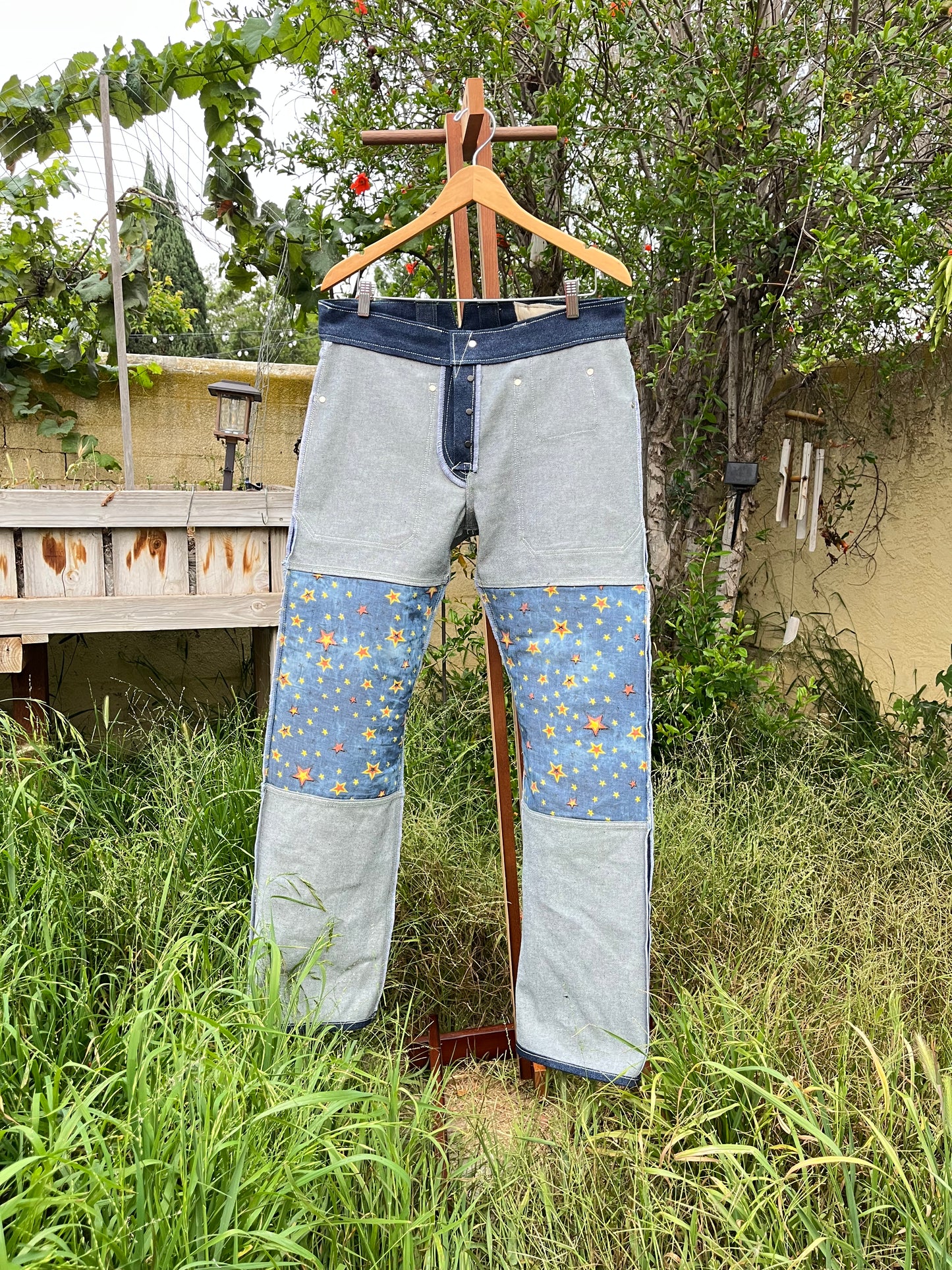 boro knee carpenter pants