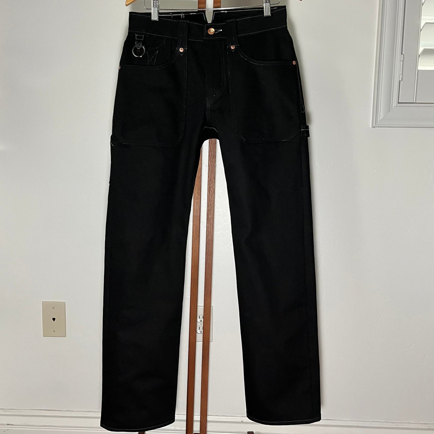 carpenter pants 𖤐 black